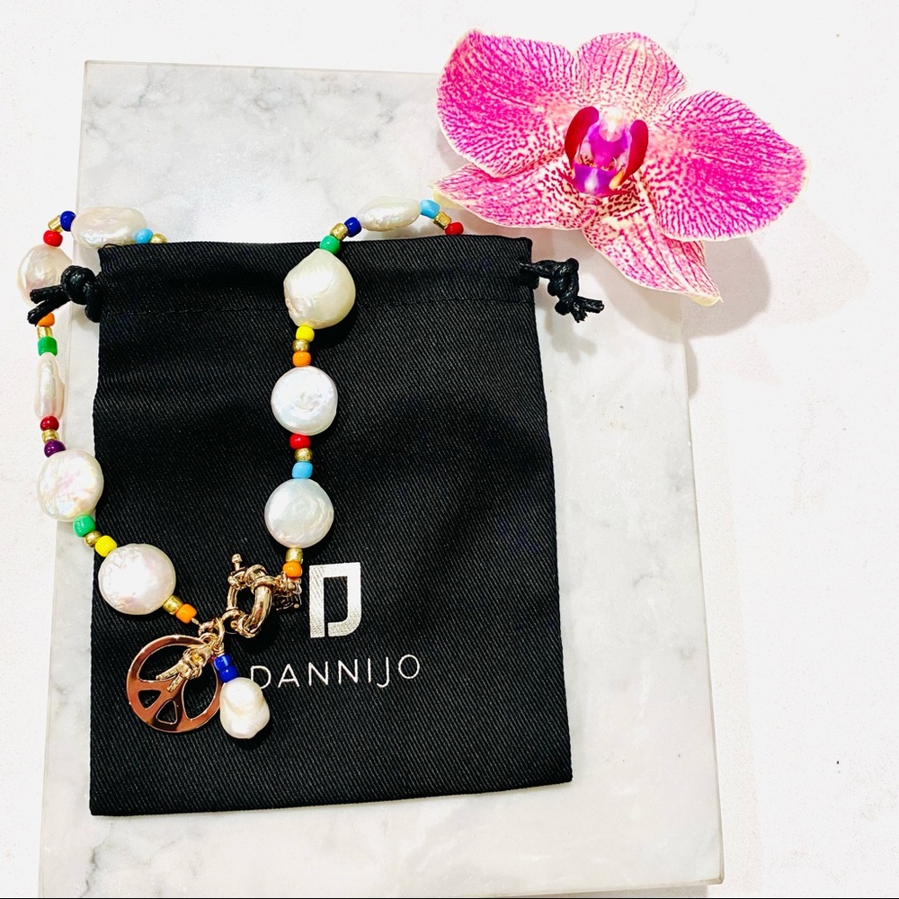 Dannijo Paz Freshwater Pearl Necklace NWT - Picture 12 of 16